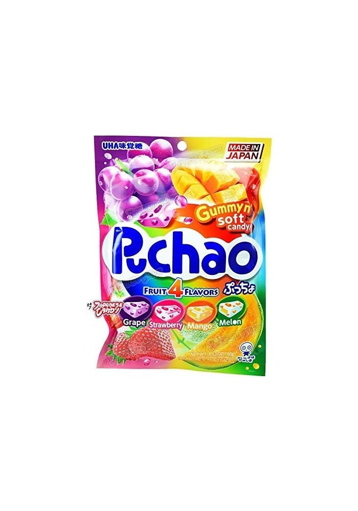 SUPOOBE Puchao Gummy n' Soft Candy - 4 Fruit Flavors - Image 3